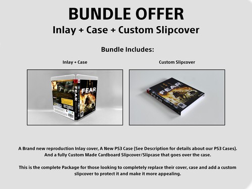 Fear PS3 Replacement Box Art Case Insert Cover Slipcover NO GAME - Picture 6 of 6