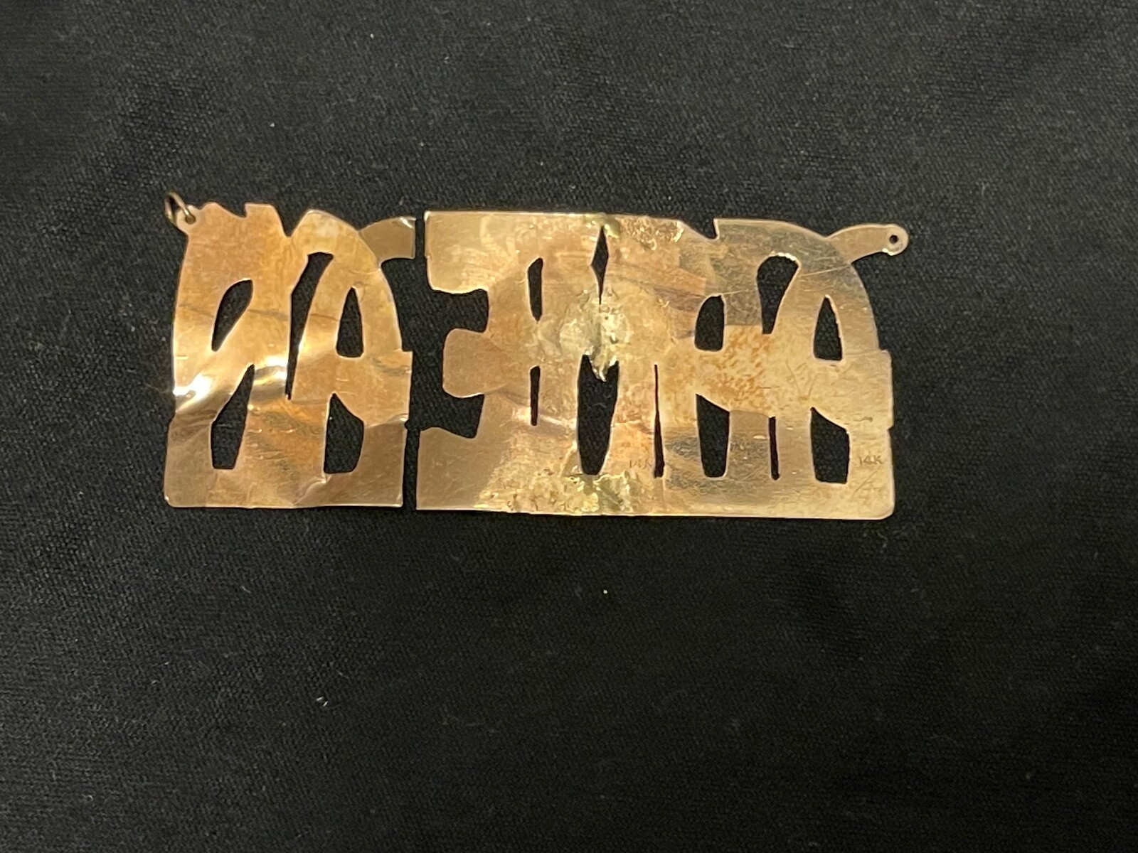 14K Solid Yellow Gold Handmade Personalized Custo… - image 2