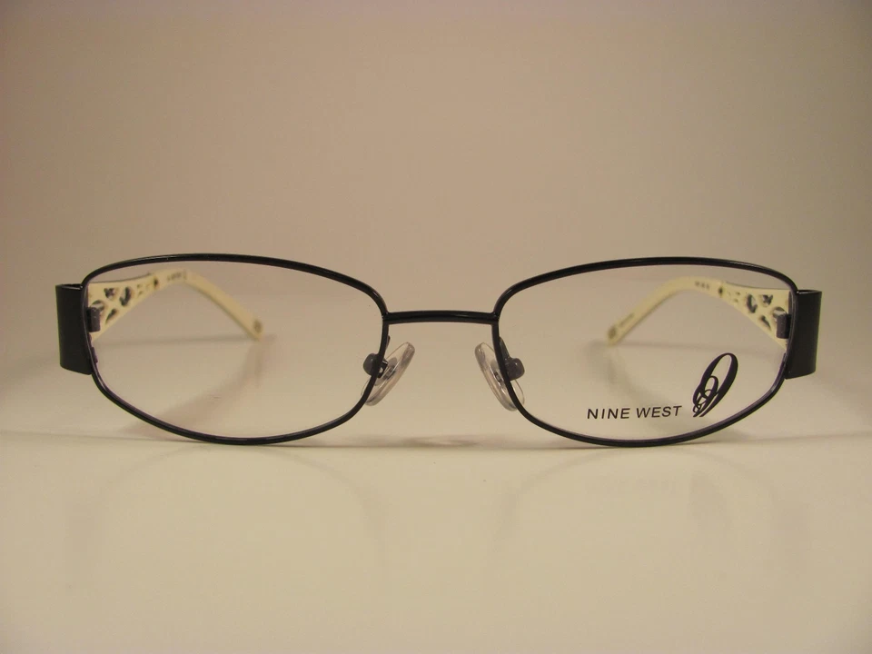 Nine West NW447 Women's Black & White Full-Rim RX Eyeglass Frames /w Hard Case - Изображение 2 из 4