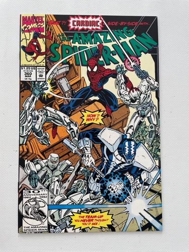 Amazing Spider-Man # 360 NM Marvel Comic Book Venom Carnage Cardiac 4 J250