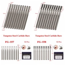 Dental Tungsten Steel Carbide Bur Fissure for High Speed Handpiece FG#557/558 MX