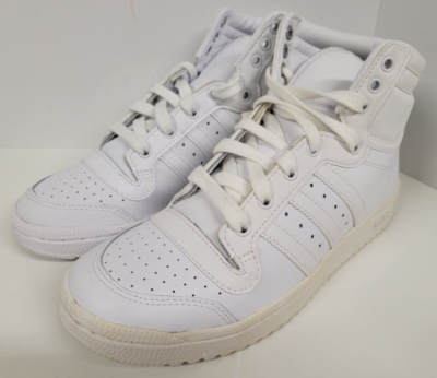 Mismatched Size 6 / 5): Men's White Adidas Top Ten Hi Shoes High Top  Sneakers | eBay