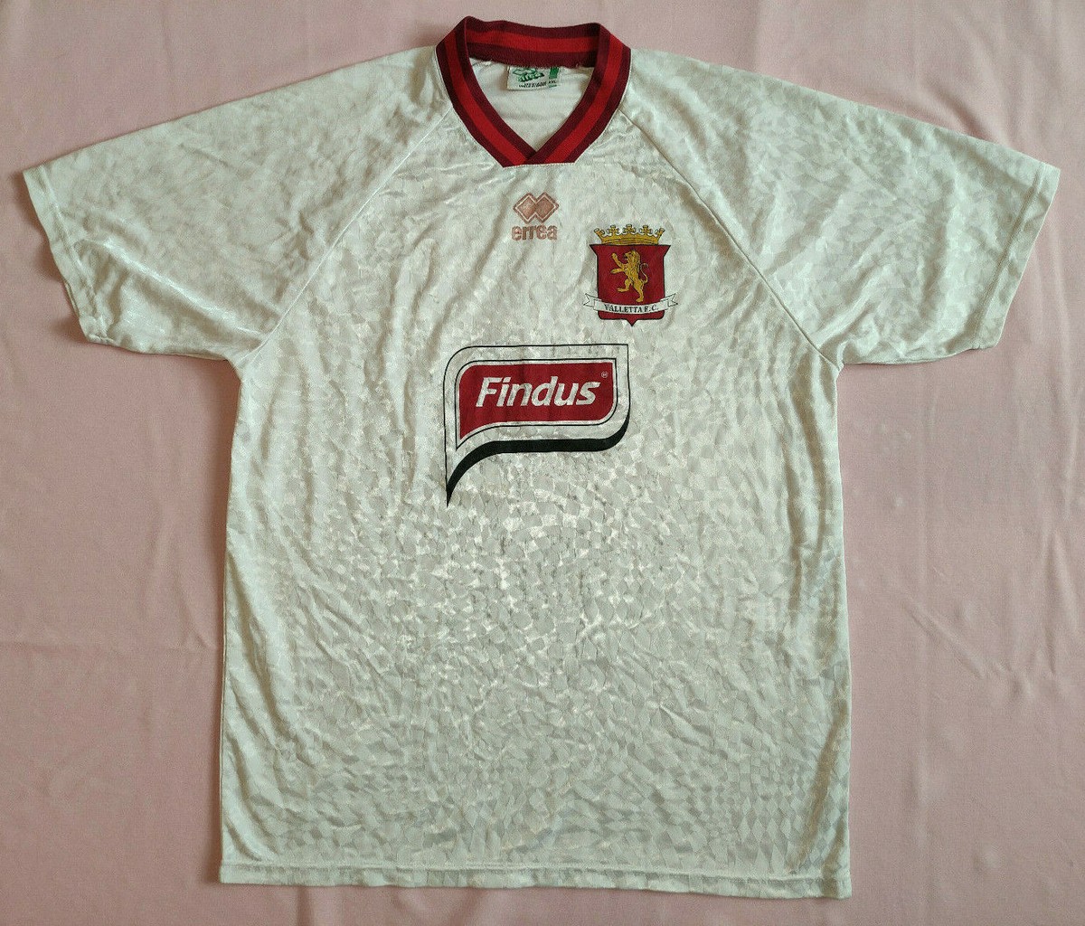 MAGLIA CALCIO VINTAGE FOOTBALL JERSEY VALLETTA FC MALTA BOV