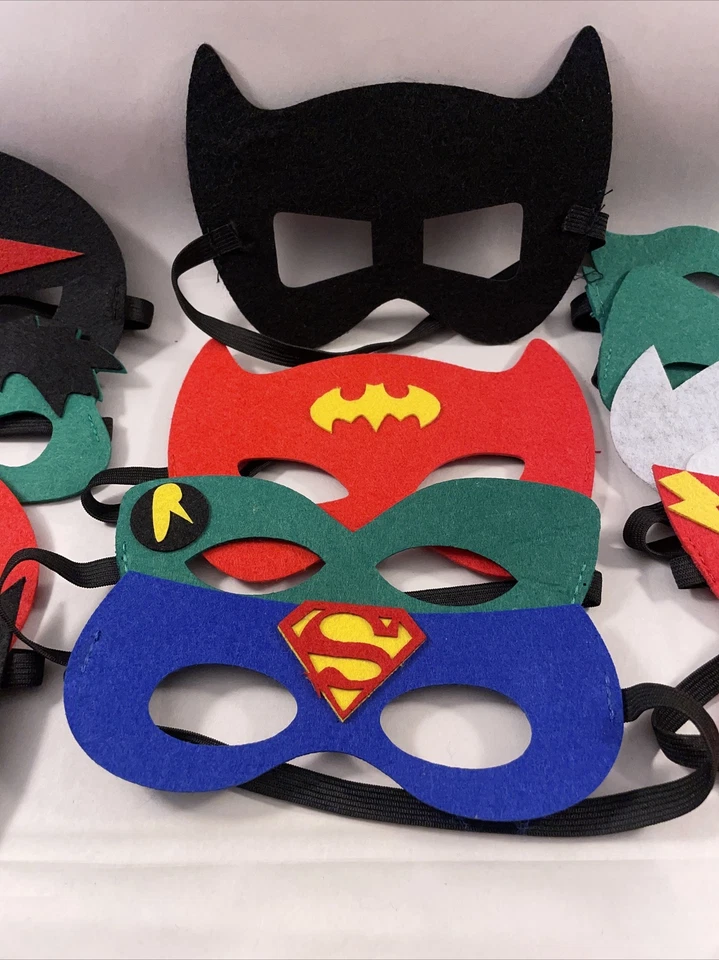Superhero Felt Masks Party Favor Cosplay Toy Boys & Girls  (16assorted) - Image 3 of 4