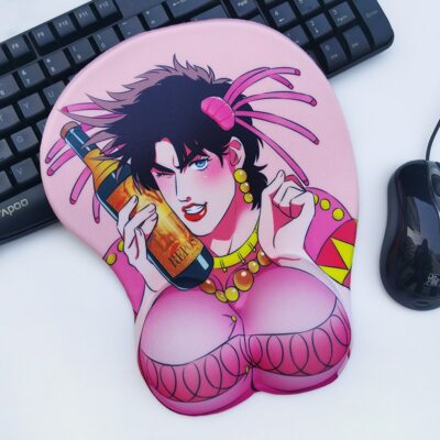 JoJo's Bizarre Adventure 3D Mauspad Matte Joseph Joestar Handballenauflage -