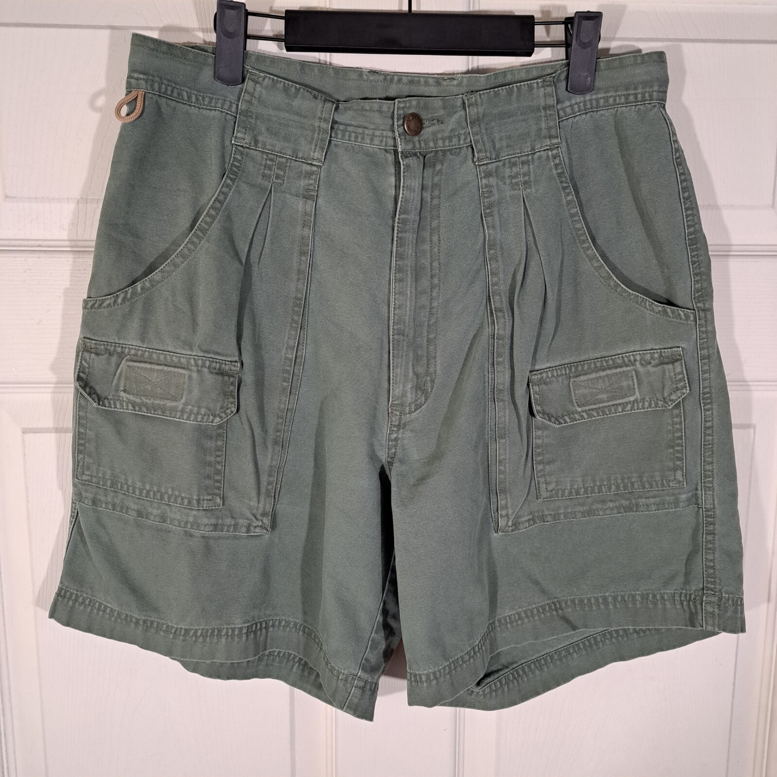Wrangler Rugged Wear Mens Denim Cargo Shorts Size 34 … Gem