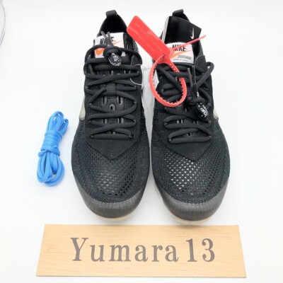 Off-white × Nike Air Vapormax Black AA3831-002 Men's Size | eBay