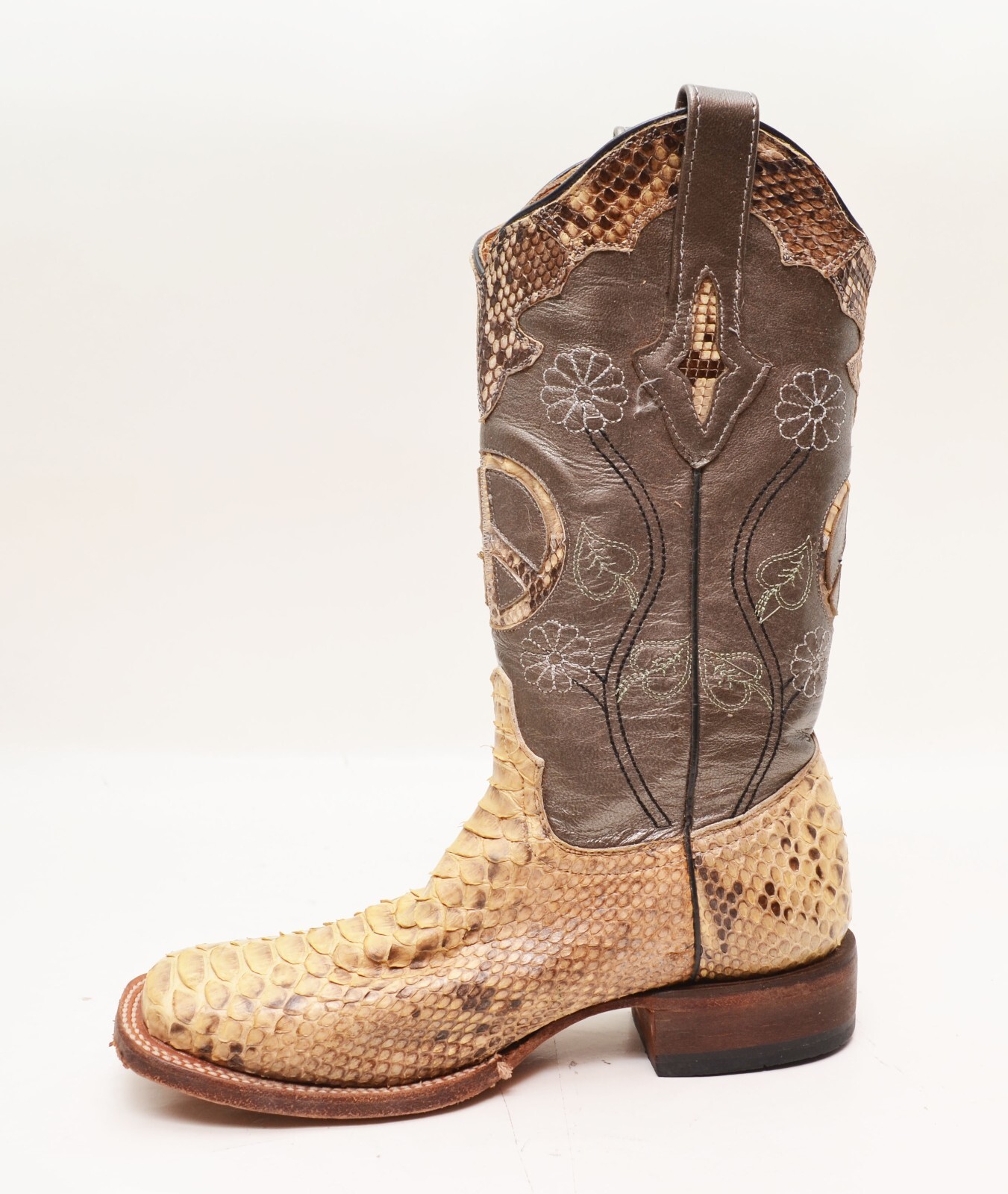 Resistol Ranch  Python and Leather Western Boots … - image 12