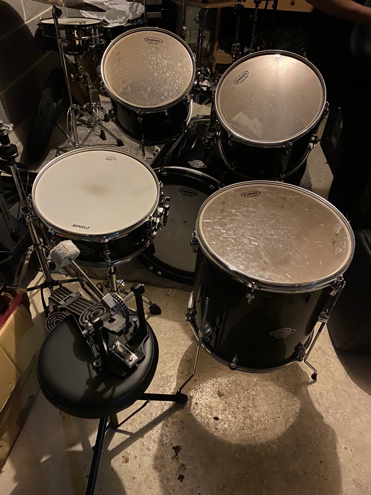 11 piece drum set