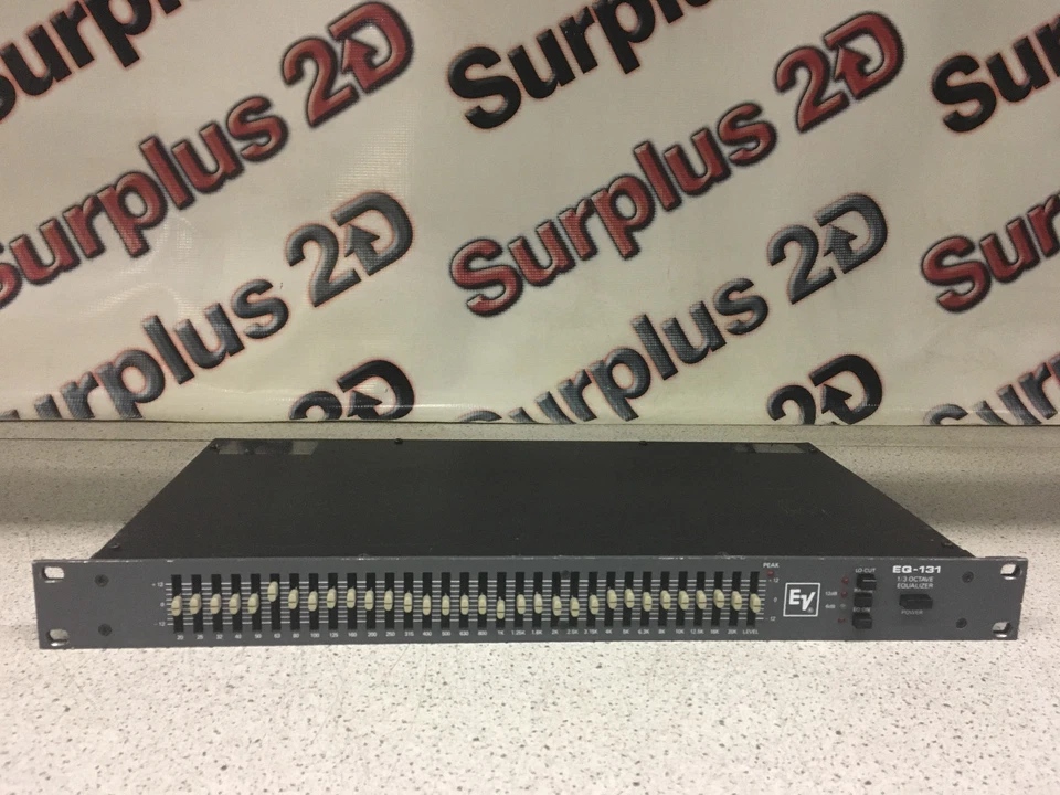 Electro-Voice EQ-131 31 Band 1/3 Octave Mono Graphic Equalizer XLR, 1/4" TRS - Image 2 of 4