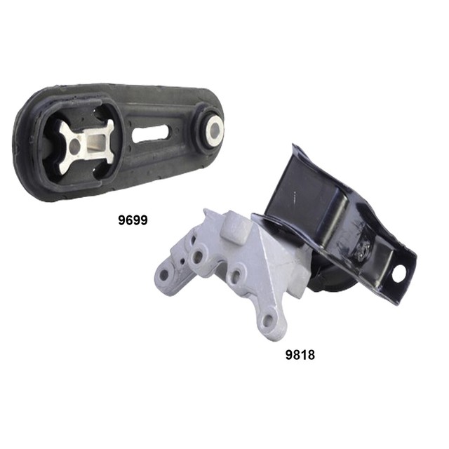 Engine Torque strut & Engine Mounts Right, Rear Set 2Pcs fits Nissan