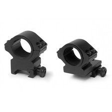 Coppia Attacchi Doppio Diametro DUAL-T Universali per Ottiche KONUS 30 - 25,4 mm