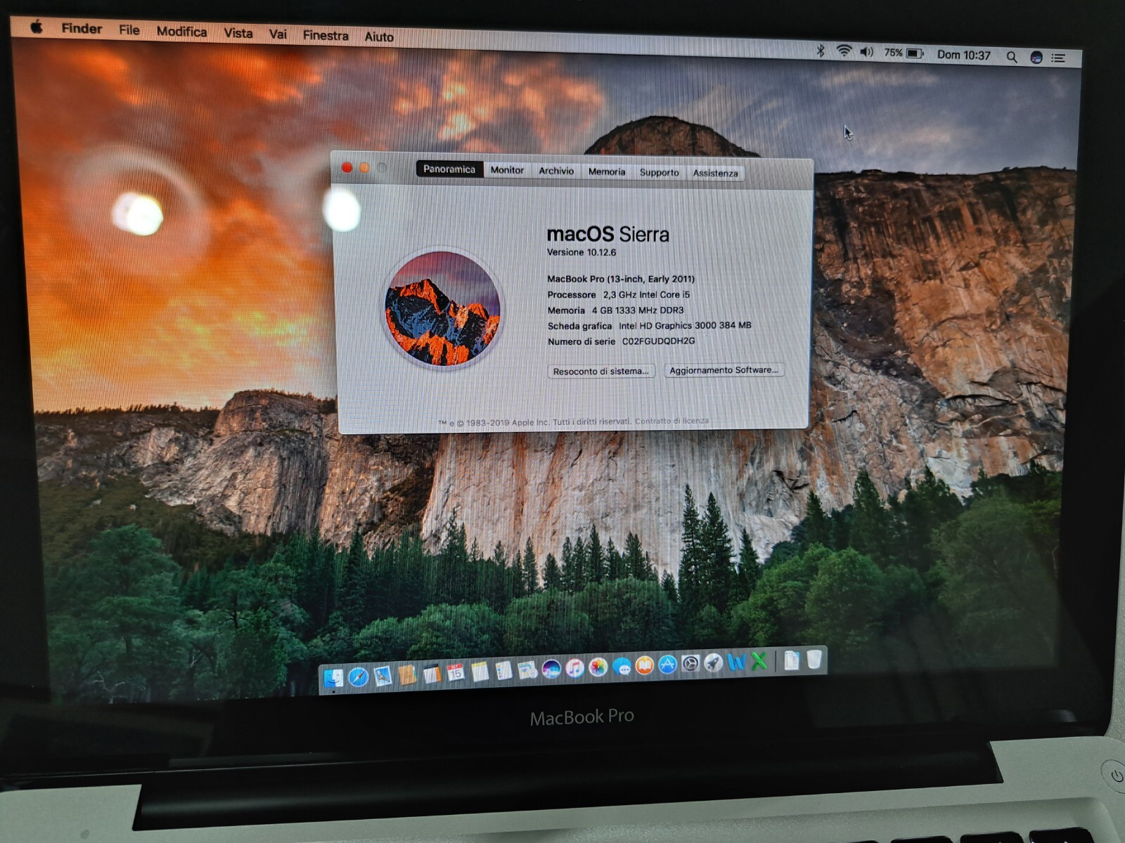 MacBook Pro (13-inch, Early 2011) con tastiera Italiana foto 3