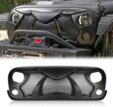 Front Grill Cobra style Grid Grille For 2007-2018 Wrangler Rubicon Sahara JK JKU