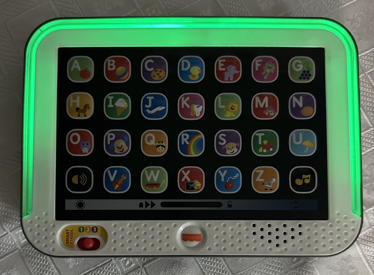 Fisher-Price Laugh Learn Smart Stages Tablet, Gray Musical