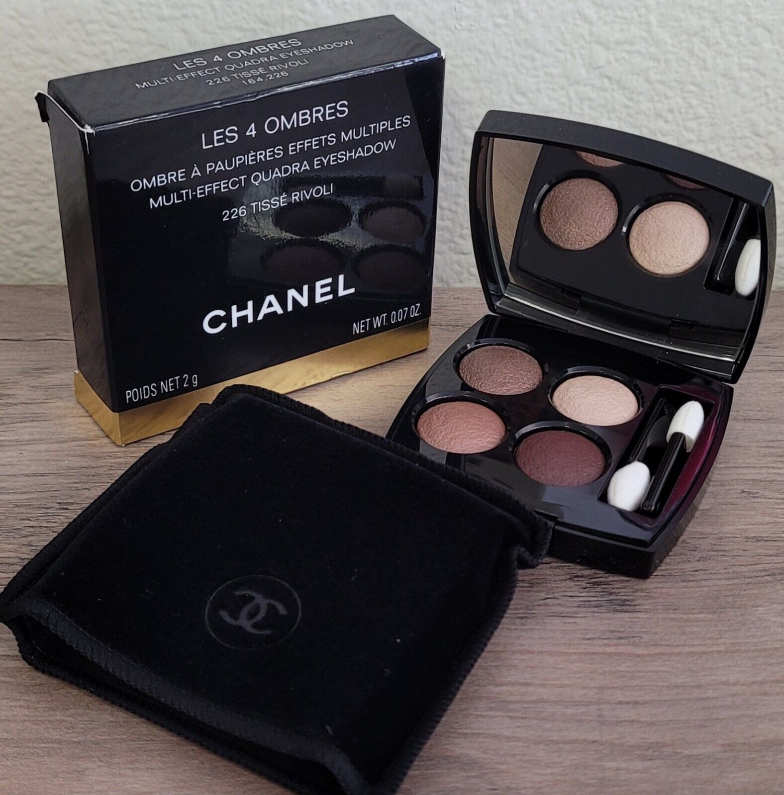 Chanel Les 4 Ombres Multi Effect Quadra Eyeshadow 226 TISSE RIVOLI NEW!  3145891642261 | eBay
