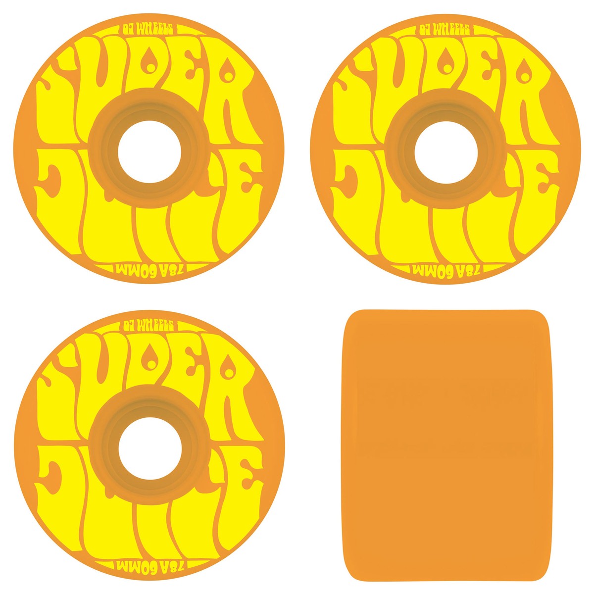 新品未使用OJ Wheels Super Juice Citrus 60mm OJ Wheels - Super Juice 60MM – Board Of Missoula