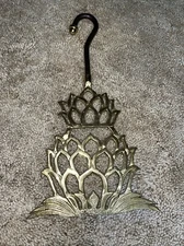 Hampton Brass PINEAPPLE Fireplace Flue “Damper Pull” Vintage