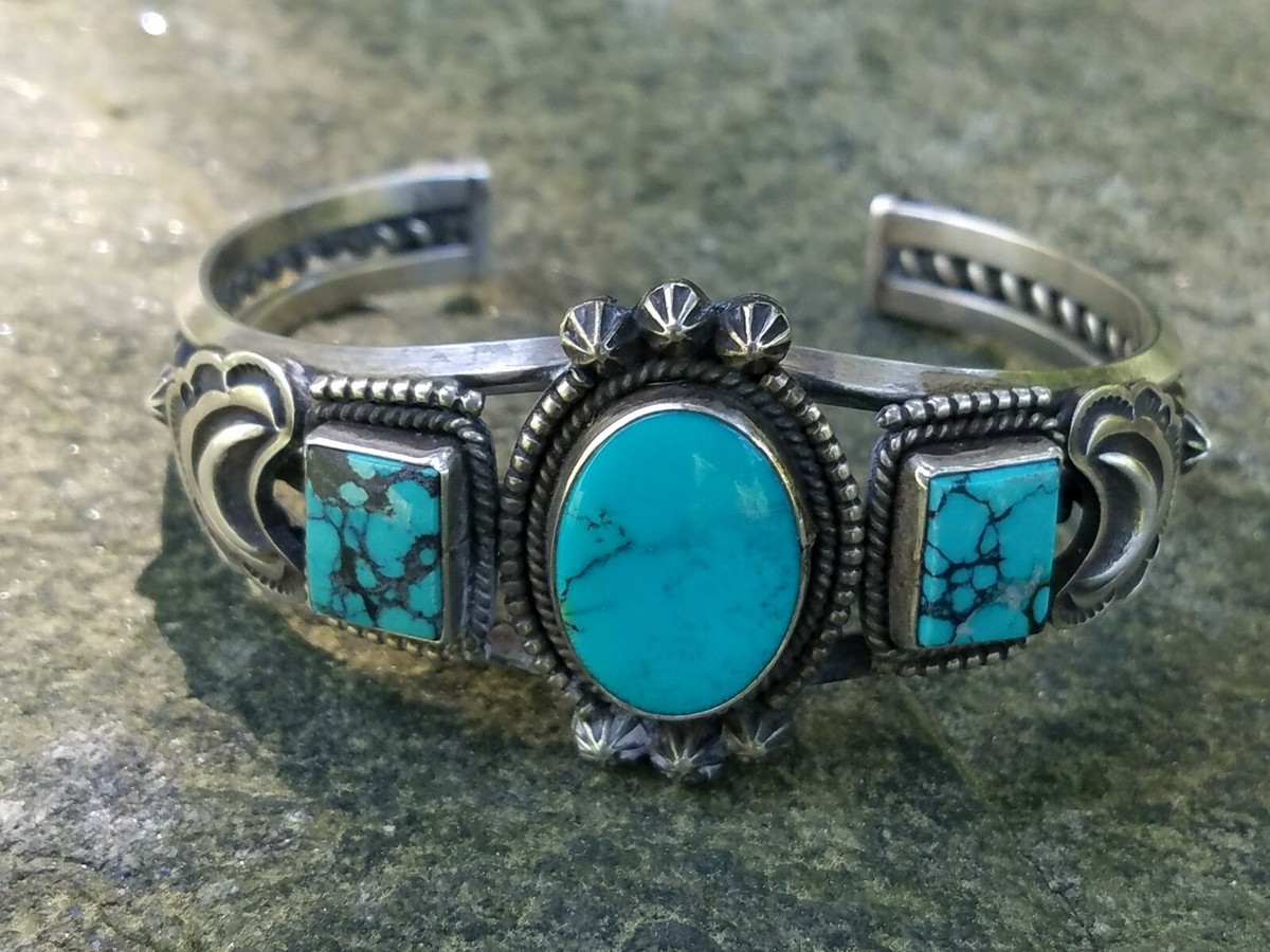 アクセサリー Aaron Toadlena navajo bangle AARON TOADLENA, Navajo New/Vintage 1995 sterling silver