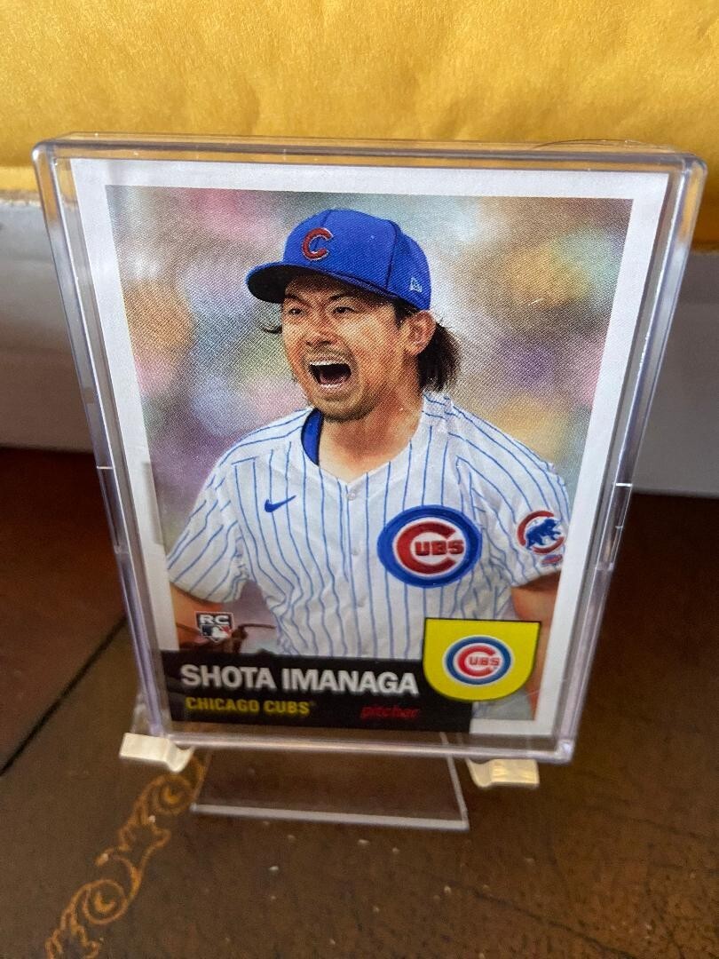 2024 TOPPS LIVING SET BASEBALL SHOTA IMANAGA ROOKIE CARD RC # 740 CHICAGO CUBS