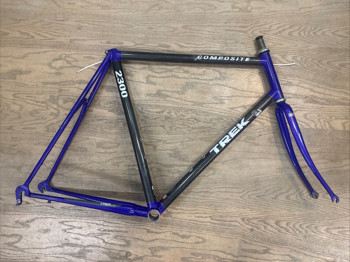 Trek 2300 Composite USA Built Carbon Aluminum Road Frameset 60cm