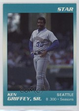 1990 Star Ken Griffey Jr & Sr Ken Griffey #5 x4y