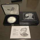 2025 W -SILVER AMERICAN EAGLE -PROOF W/BOX & COA….U S MINT