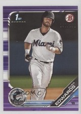 2019 Bowman Draft Purple 147/250 Evan Edwards #BD-168 11pj