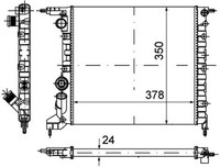 Mahle KüHler, MotorküHlung CR 615 000P FüR Renault