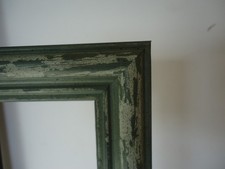 Bilderrahmen 24x30 /30x40cm grün Landhaus Holz Rahmen für Keilrahmen Leinwand