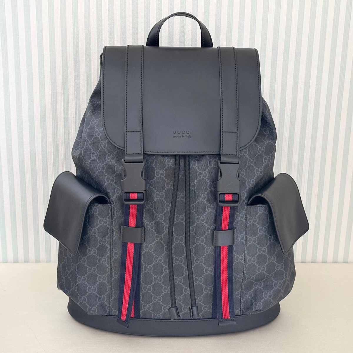 Gucci Backpack(Large) Made in Italy. Barely used. Gucci Backpack Black Bags for Men for sale | eBay main image 3