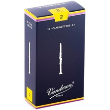 Vandoren V21 Eb Clarinet Reeds Strength 2 Box of 10