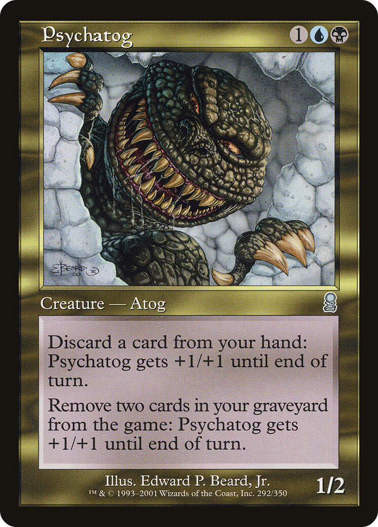 Psychatog #292 (HP) Odyssey ODY Magic MTG