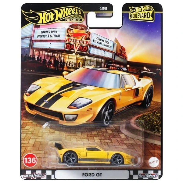 Mattel Hot Wheels Mattel Premium Car Boulevard Ford Gt Auto Modell Neu & Ovp-image