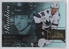 2015-16 Upper Deck Fleer Showcase Flair Row 0 Rookies Nikolay Goldobin #58 0b3
