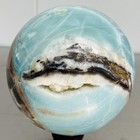 Natural amazon stone quartz ball crystal sphere healing 2700G (5.95LB) — photo 2