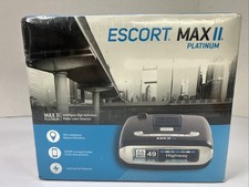 Escort Max 2 II Platinum Radar/ Laser Detector NEW Sealed Box