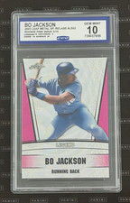 BO JACKSON LEAF 2023 METAL SPECIAL RELEASE LEGEND PINK WAVE #LS-02  /10 CCG 10