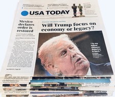 USA Today Newspapers Lot of 10 Papers all February 2026 Issues Complete Unread