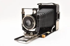 Voigtländer Bergheil Green Deluxe+ Heliar 4.5/10.5cm Lens Vintage German Camera