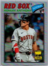 2026 Topps Heritage #86 Roman Anthony Chrome Refractors