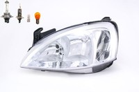 Scheinwerfer Passend FüR Opel Corsa C 07/2003-12/09 Links Mit Leuchtmittel