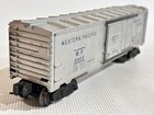 LIONEL POSTWAR 6464-1 SILVER WESTERN PACIFIC BOX CAR "RIDES LIKE A FEATHER" LF — photo 4