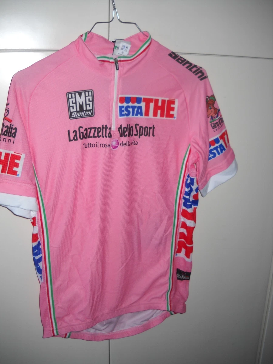 Maillot Rose Maglia Rosa 1985 La Vie Claire Wonder Radar HINAULT GIRO Réplic XL