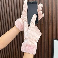 Woman's Winter Gloves Soft Fur Lined Thermal Touch Screen Guantes Invierno Mujer