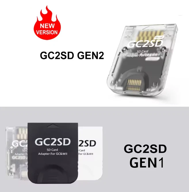 GC2SD Adapter GEN 2 | 3 COLORS | Micro SD Card for GameCube Wii console | SD2SP2 - Image 3 of 4