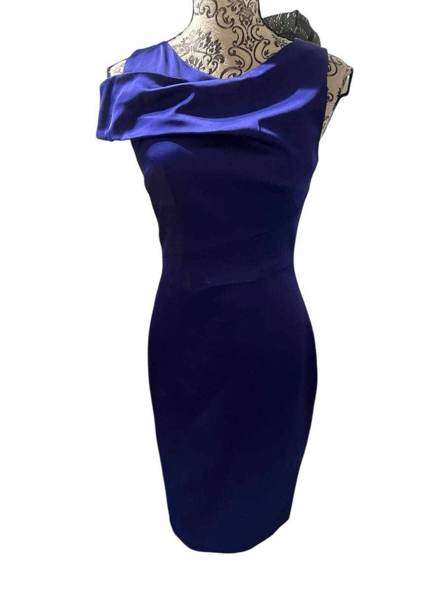 Karen Millen Royal Blue Cocktail Sheath Dress Size US 6 Satin Sleeveless NWT | eBay Karen Millen Royal Blue Cocktail Sheath Dress Size US 6 Satin Sleeveless NWT | eBay