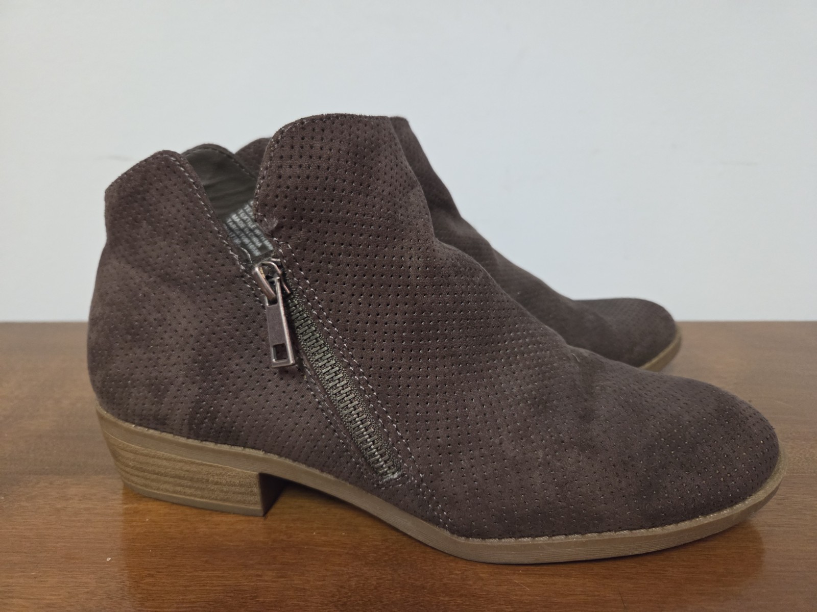 Universal Thread Brown Perf Ankle Bootie Women's … - image 1