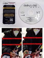 Kelly Rowland signed "DESTINY'S CHILD" CD a EXACT PROOF No No No JSA COA Rare
