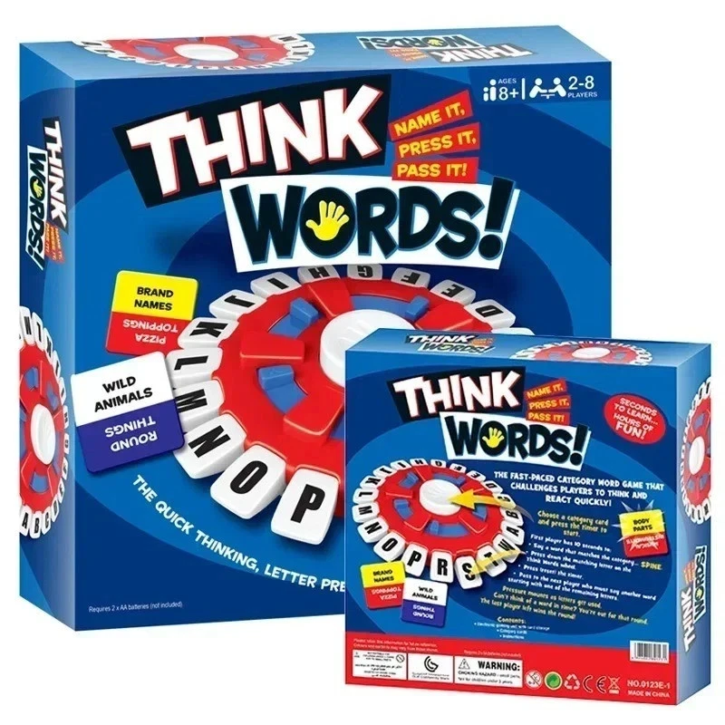 IDEAL Think Words Word Game for Kids & Family | Fast Thinking Fun | Ages 8+